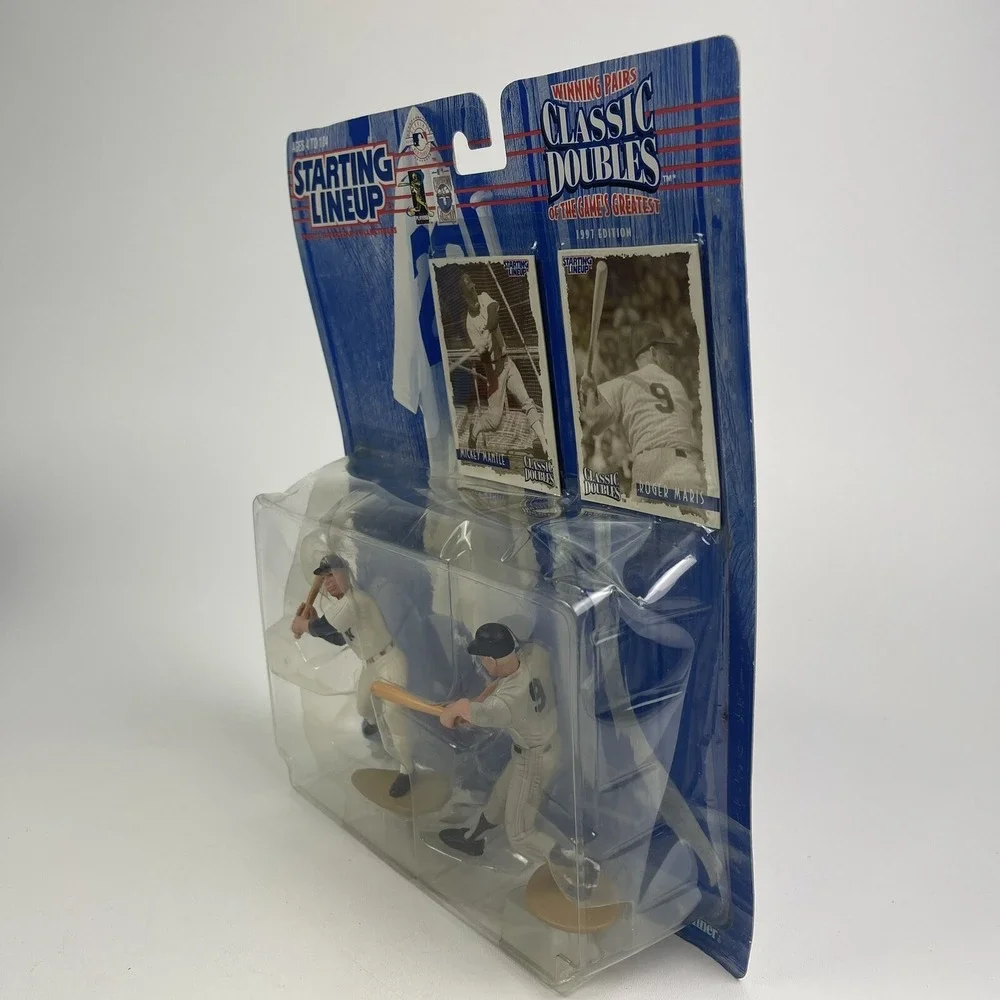 Starting Lineup Classic Doubles action figures Mickey Mantle Roger Maris 1997 NY